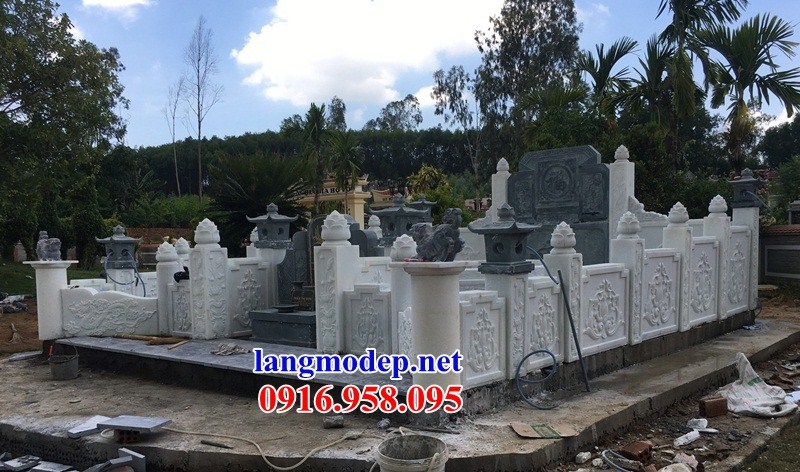 Mẫu am thờ nghĩa trang gia đình dòng họ bằng đá trắng cao cấp tại Tiền Giang
