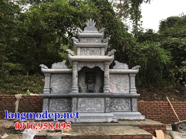 Mẫu cây hương thờ chung nghĩa trang gia đình dòng họ bằng đá chạm khắc hoa văn tinh xảo tại Cần Thơ