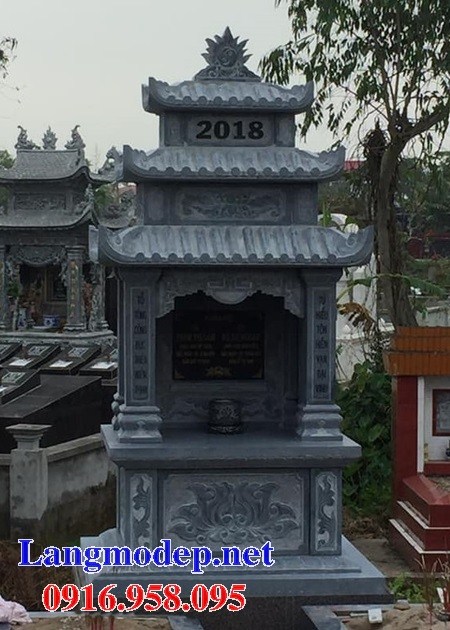 Mẫu cây hương thờ chung nghĩa trang gia đình dòng họ bằng đá kích thước chuẩn phong thủy tại Lâm Đồng