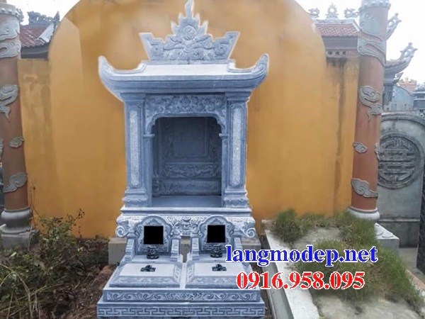 Mẫu cây hương thờ chung nghĩa trang gia đình dòng họ bằng đá kích thước chuẩn phong thủy tại Nghệ An