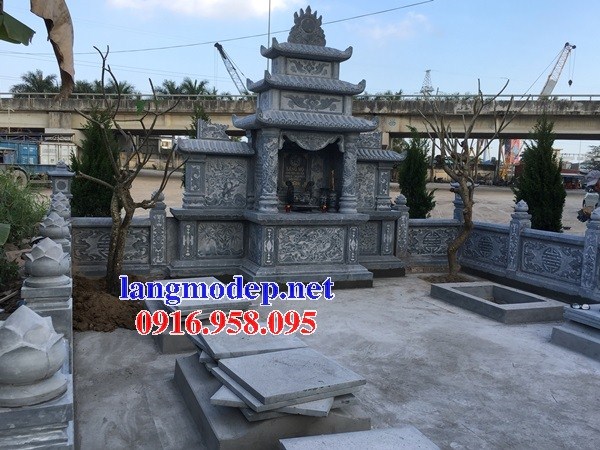 Mẫu cây hương thờ chung nghĩa trang gia đình dòng họ bằng đá tại Bình Định