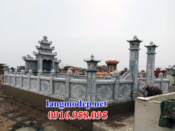 Mẫu cổng am thờ nghĩa trang gia đình dòng tộc bằng đá kích thước chuẩn phong thủy bán tại Cà Mau