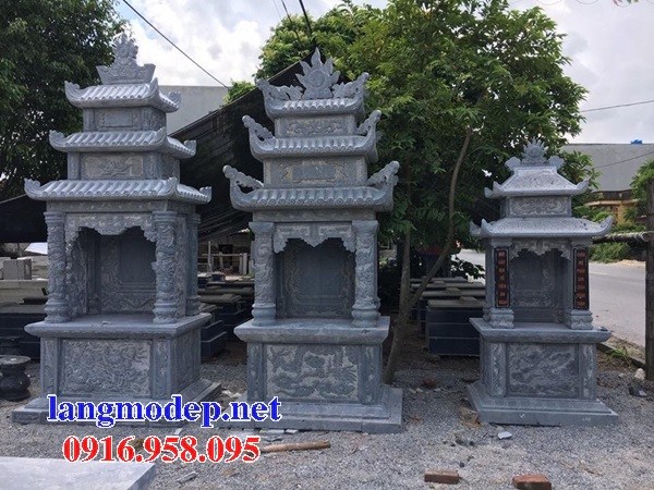 Mẫu củng thờ chung nghĩa trang gia đình dòng họ bằng đá bán báo giá tại Kiên Giang