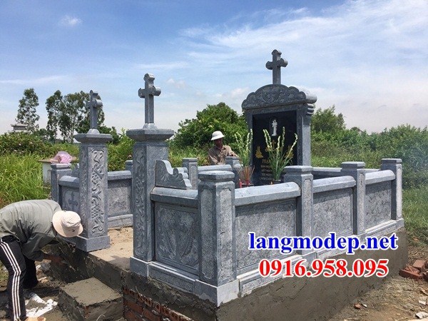 Nghĩa trang lăng mộ đạo thiên chúa công giáo bằng đá kích thước chuẩn phong thủy bán tại Nam Định