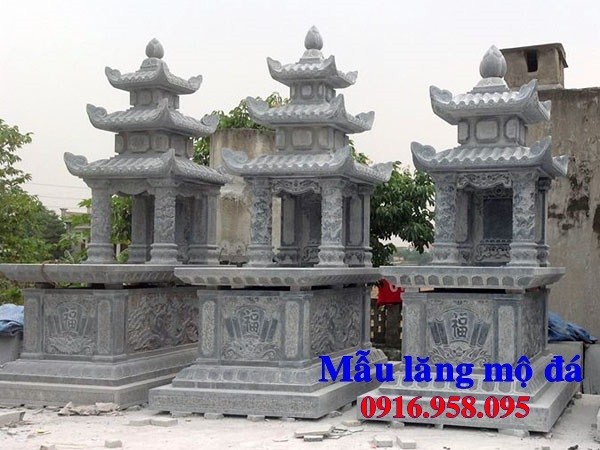 Mộ ba mái bằng đá mỹ nghệ Ninh Bình bán tại Sóc Trăng