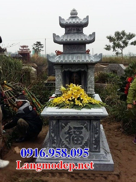 Mộ đá ba mái cất để tro cốt bán tại Ninh Bình