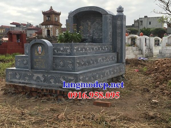 Bán báo giá mộ hậu bành tam sơn bằng đá chạm khắc hoa văn tinh xảo đẹp tại Đắk Lắk