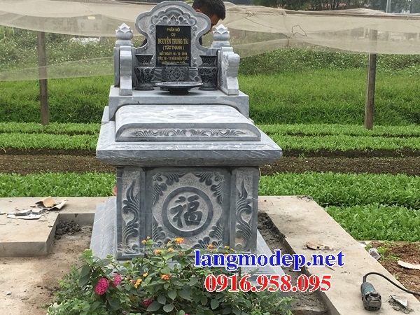 Bán báo giá mộ không mái đơn giản bằng đá cất tro cốt đẹp tại Quảng Ninh