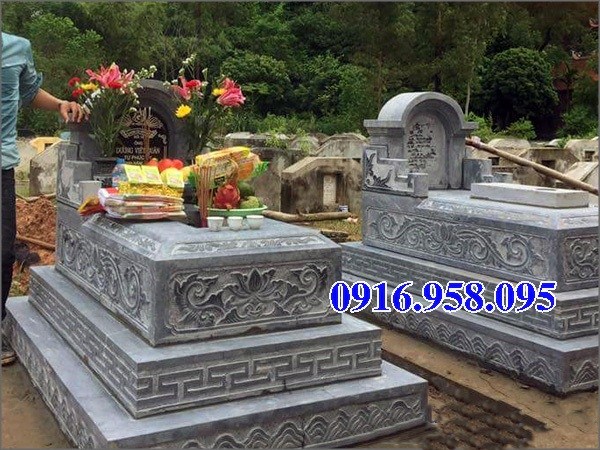 Bán mộ một mái khu lăng mộ nghĩa trang gia tộc bằng đá kích thước chuẩn phong thủy đẹp tại Ninh Thuận