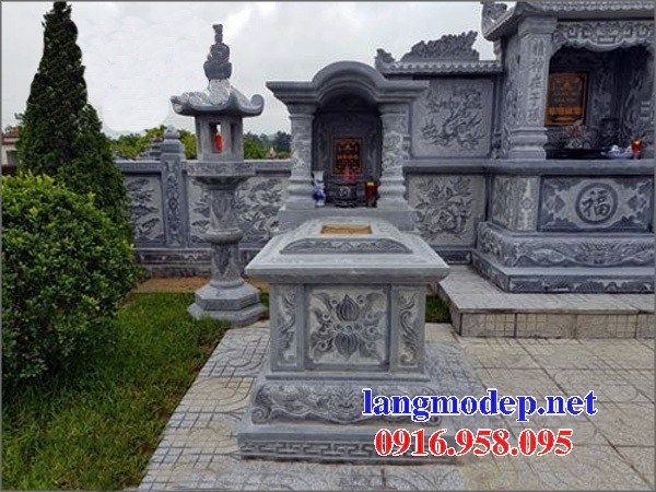 Bán mộ một mái khu lăng mộ nghĩa trang gia tộc bằng đá tự nhiên nguyên khối đẹp tại Ninh Thuận