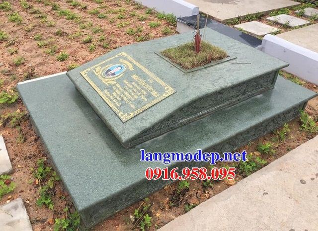 Bán mộ đơn giản hậu bành tam cấp bằng đá granite đẹp tại Thanh Hóa