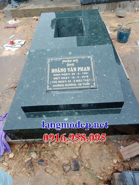 Hình ảnh mộ đơn giản tam sơn hậu bành bằng đá granite đẹp tại Thái Nguyên