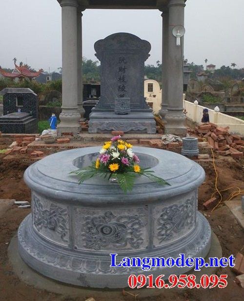 Lăng mộ hình tròn bằng đá mỹ nghệ Ninh Bình bán tại Lạng Sơn