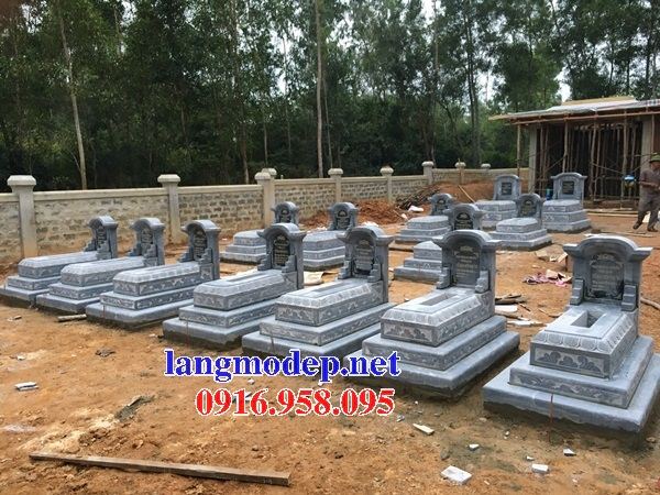 Lăng mộ tam cấp nghĩa trang gia đình dòng họ bằng đá bán tại Hải Phòng