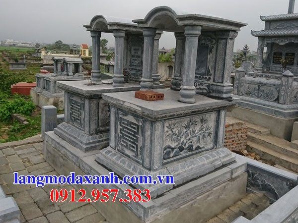 Mộ một mái khu lăng mộ nghĩa trang gia tộc bằng đá Thanh Hóa Mộ một mái cất để tro cốt hỏa táng khu lăng mộ nghĩa trang gia tộc bằng đá Thanh Hóa bán báo giá tại An Giang