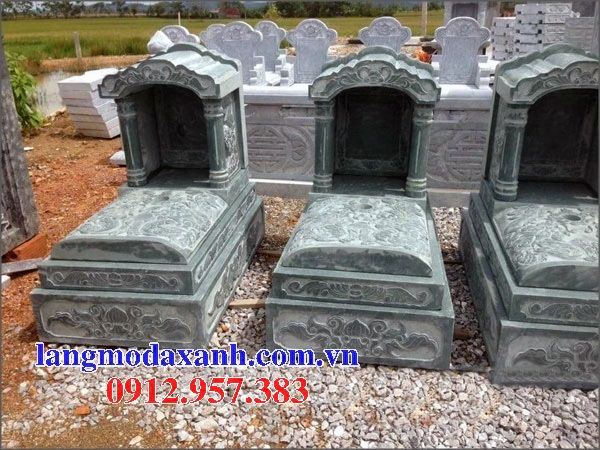 Mộ một mái khu lăng mộ nghĩa trang gia tộc bằng đá thiết kế hiện đại đẹp tại Đồng Nai