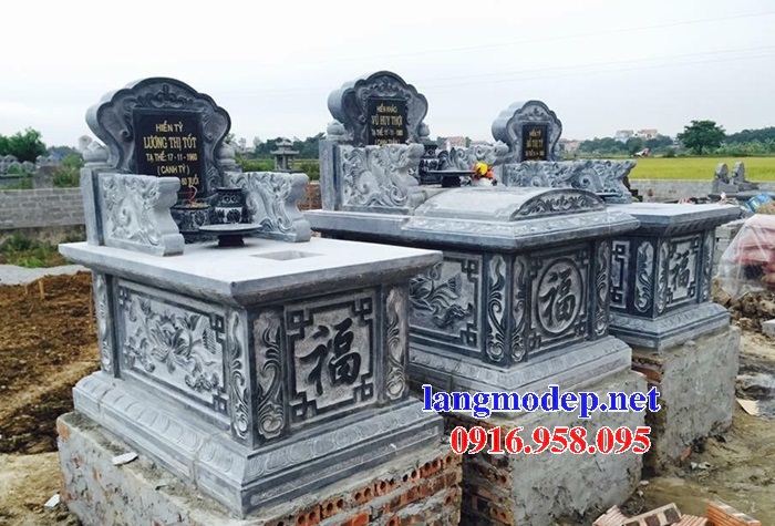 Thiết kế mộ đá không mái bán tại Kiên Giang