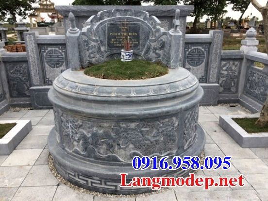 Hình ảnh mộ tròn bằng đá bán tại Cao Bằng
