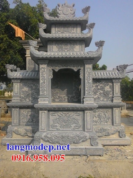 Địa chỉ bán lăng mộ dòng họ bằng đá xanh Thanh Hóa đẹp tại Sơn La