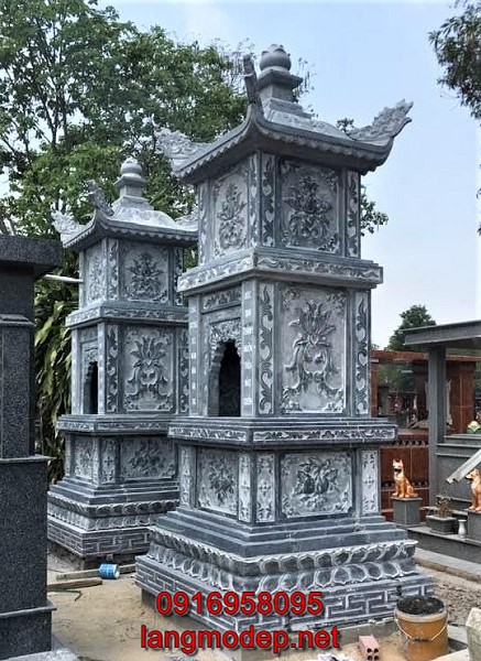 Mẫu tháp mộ sư đẹp chuẩn phong thuỷ, giá tốt nhất bán tại Vĩnh Long