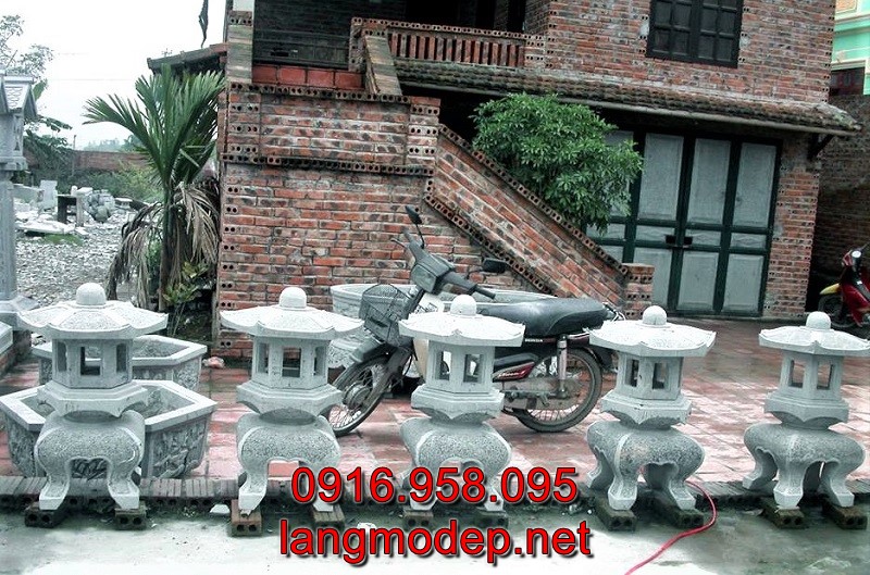 Đèn đá loại đế thấp