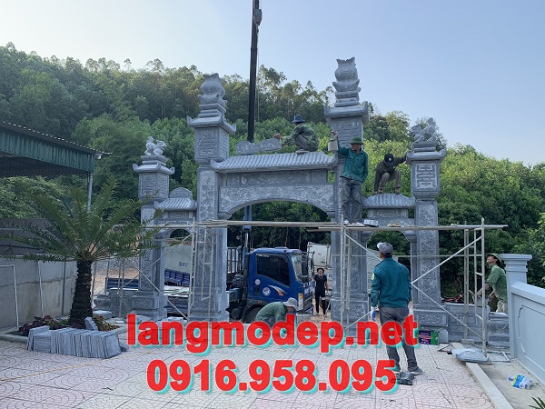 Cổng Tam Quan đá đẹp nhất năm 2023 tại Vĩnh phúc