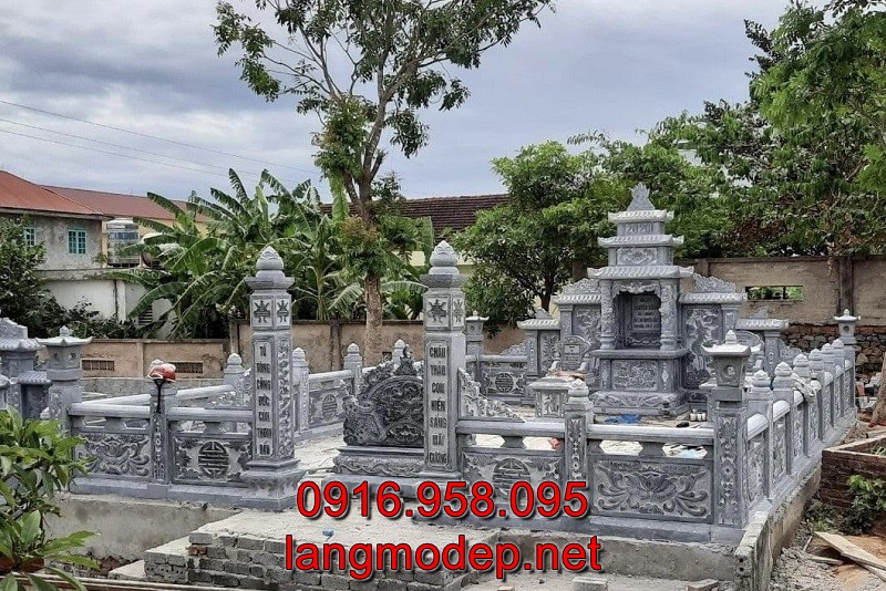 Các mẫu lăng mộ đá đẹp chuẩn phong thuỷ, giá tốt nhất bán tại Bắc Giang