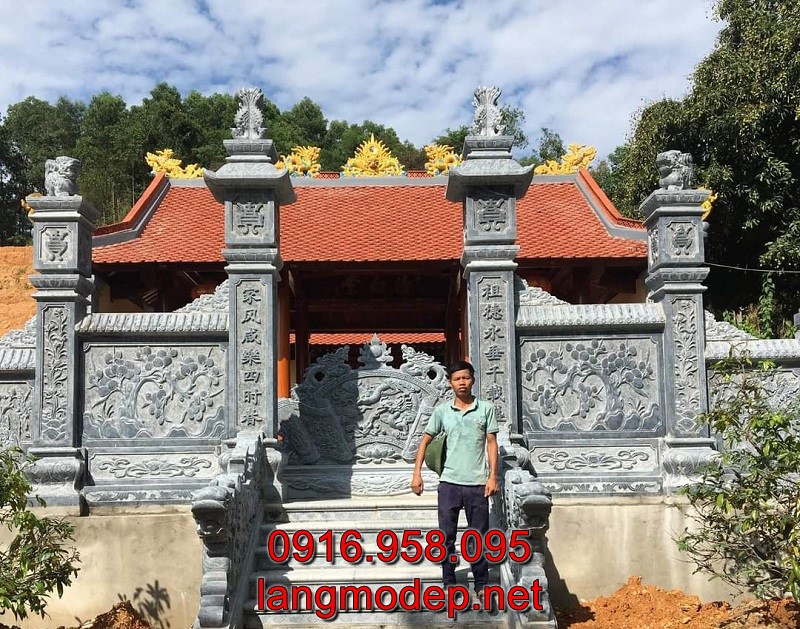 Mẫu cổng đá nhà thờ đẹp chuẩn phong thuỷ, giá tốt bán chạy nhất tại Nam Định