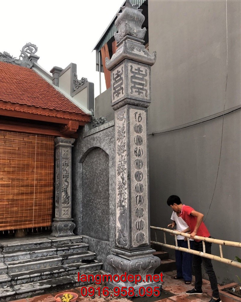 Mẫu cột lửa nhà thờ họ đẹp chuẩn phong thuỷ, giá tốt, bán chạy nhất tại Phú Thọ năm 2023