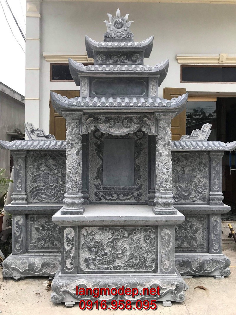 Mẫu lăng thờ đá tự nhiên đẹp chuẩn phong thuỷ, giá tốt bán chạy nhất tại Vĩnh Phúc năm 2023