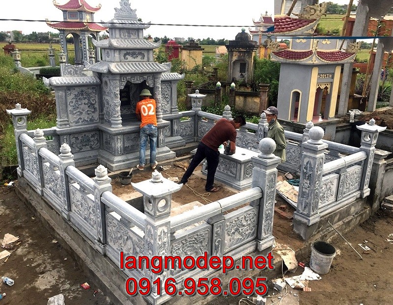 Cơ sở đá mỹ nghệ Ninh Vân chuyên chế tác các khu mộ gia tộc, dòng họ đẹp chuẩn phong thuỷ, giá tốt, uy tín, chất lượng