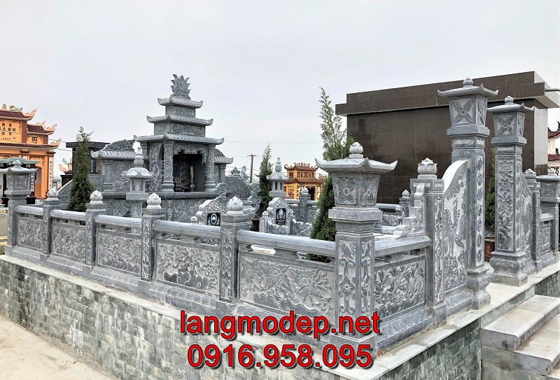 Mẫu lăng mộ gia tộc đẹp chuẩn phong thuỷ, giá tốt, bán chạy nhất tại Quảng Ngãi năm 2023