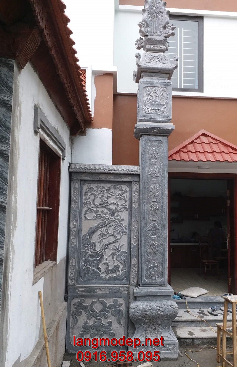 Cột lửa nhà thờ họ đẹp chuẩn phong thuỷ, giá tốt, bán chạy nhất tại Thái Bình năm 2023