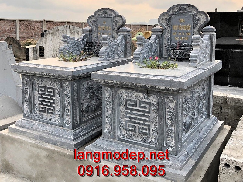 Mộ hậu bành bằng đá đẹp chuẩn phong thuỷ, giá tốt, bán chạy nhất tại Bình Định năm 2023