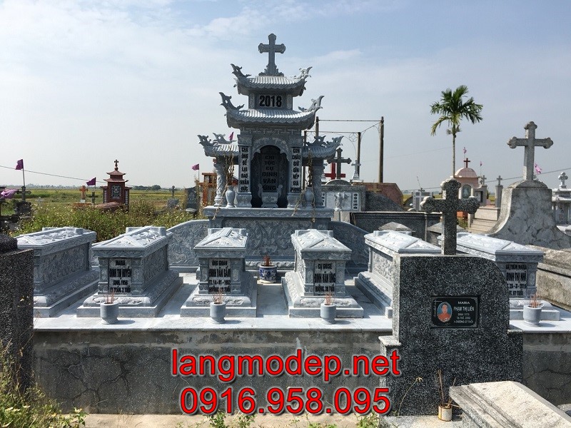 Lăng mộ đá công giáo đẹp, giá tốt bán tại Quảng Nam