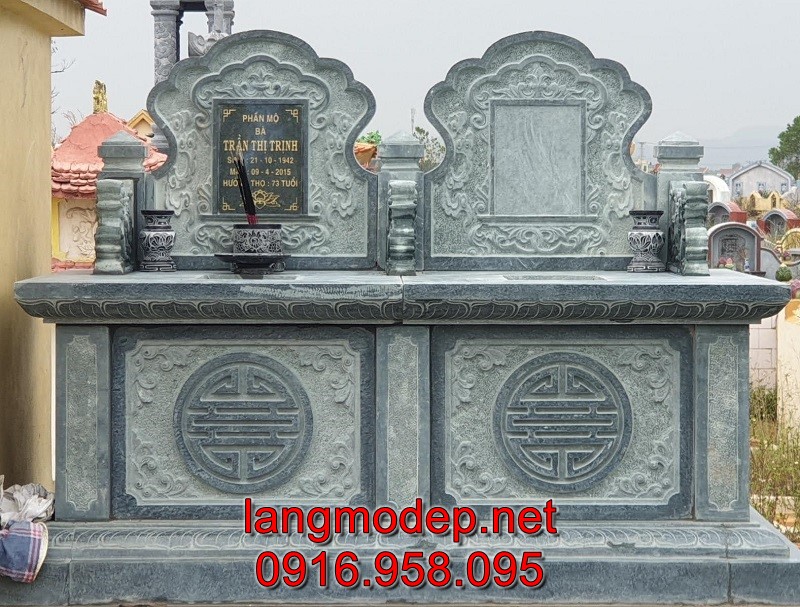 Mộ song thân không mái đẹp bán tại Cần Thơ