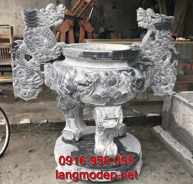 Mẫu lư hương đá đẹp bán tại Bình Phước