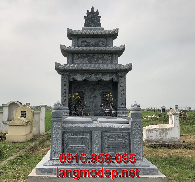 Mẫu mộ đôi ba đao đẹp bán tại Sài Gòn