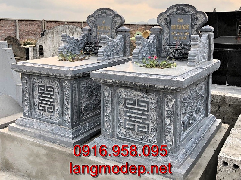 Mẫu mộ không mái đẹp bán tại Hải Phòng