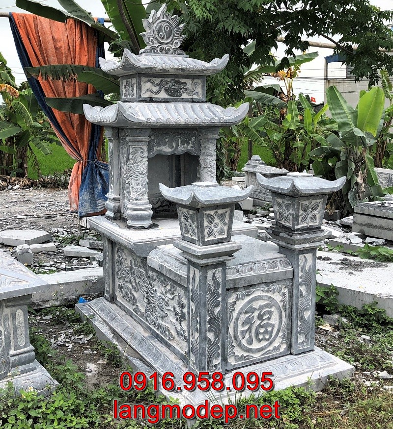 Mẫu mộ hai mái đẹp chuẩn phong thuỷ bán tại Hà Nội