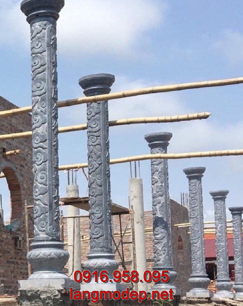 Mẫu cột đá tròn bán tại Đồng Nai