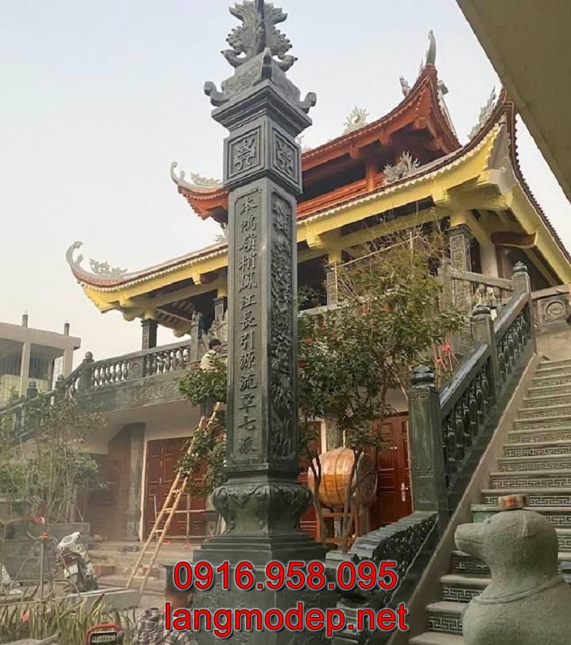 Cột đồng trụ đá xanh rêu đẹp bán tại Đồng Nai