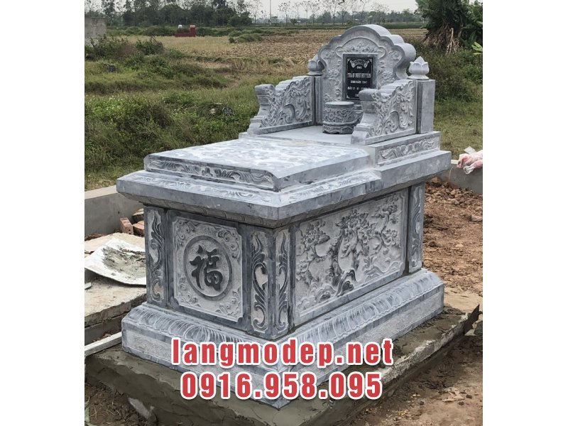 Mộ bành đá mỹ nghệ đẹp chuẩn phong thuỷ, giá tốt, bán chạy nhất tại Thái Bình năm 2024