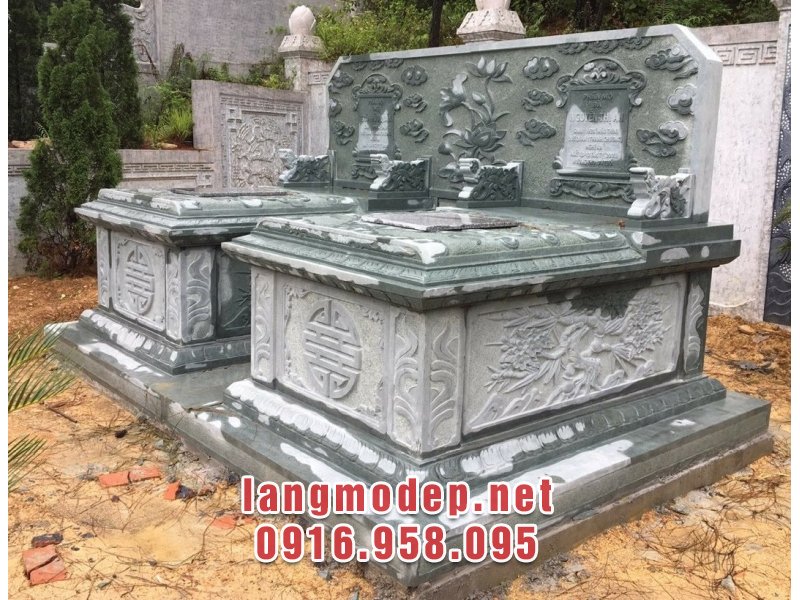 Cơ sở đá mỹ nghệ Ninh Vân chuyên chế tác mộ đá tự nhiên đẹp chuẩn phong thuỷ, giá tốt, uy tín, chất lượng