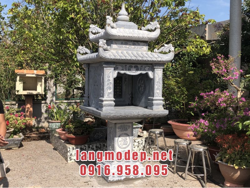 Mẫu cây hương thờ hai mái đẹp