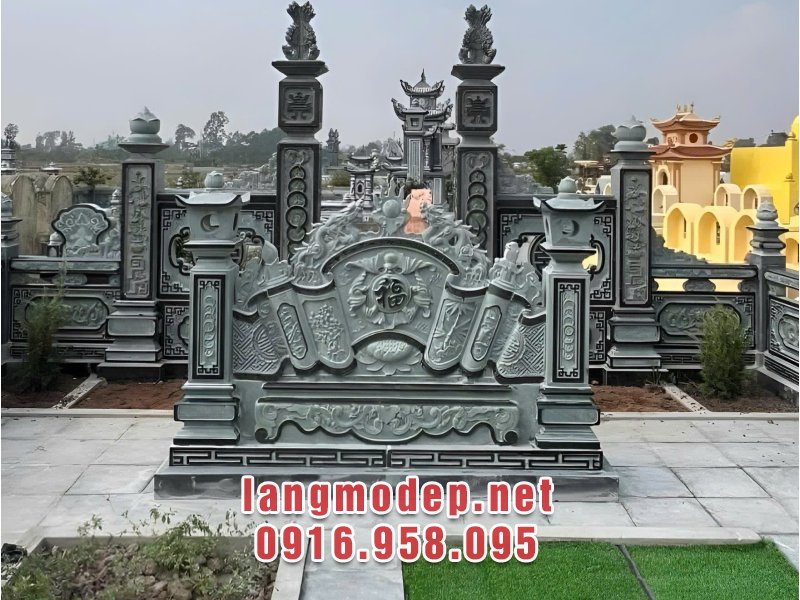 Mẫu cuốn thư đá lăng mộ bền đẹp, ý nghĩa, giá tốt năm 2025