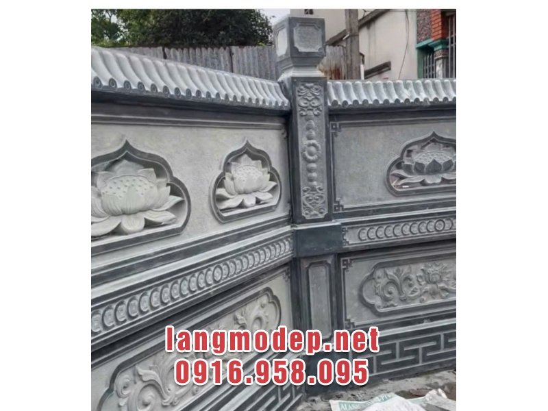 Tường rào đá giúp làm tăng giá trị thẩm mỹ cho không gian sử dụng
