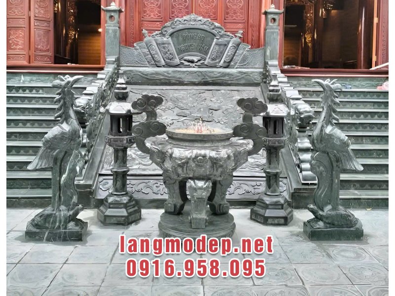 Đồ thờ bằng đá tự nhiên cao cấp hợp phong thuỷ, bền đẹp, giá tốt năm 2025