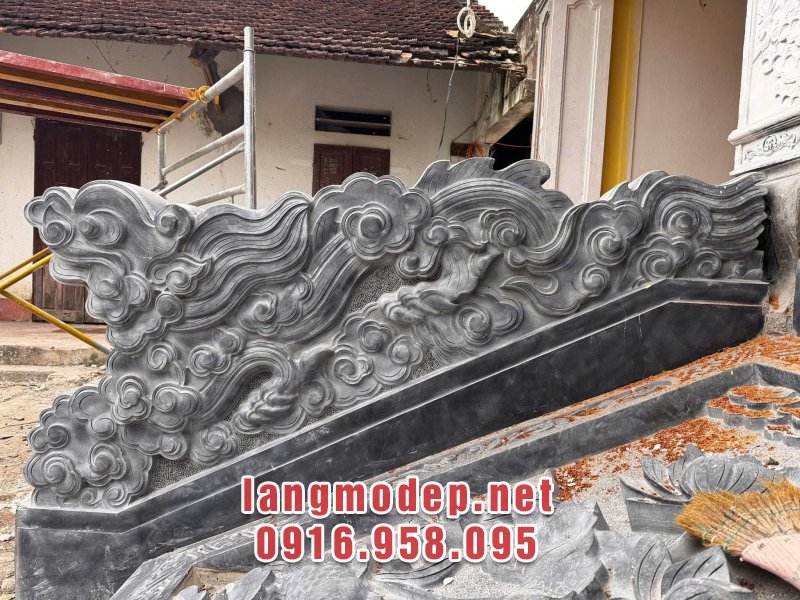 Mẫu rồng đá bậc thềm thanh thoát, linh thiêng, chuẩn phong thuỷ