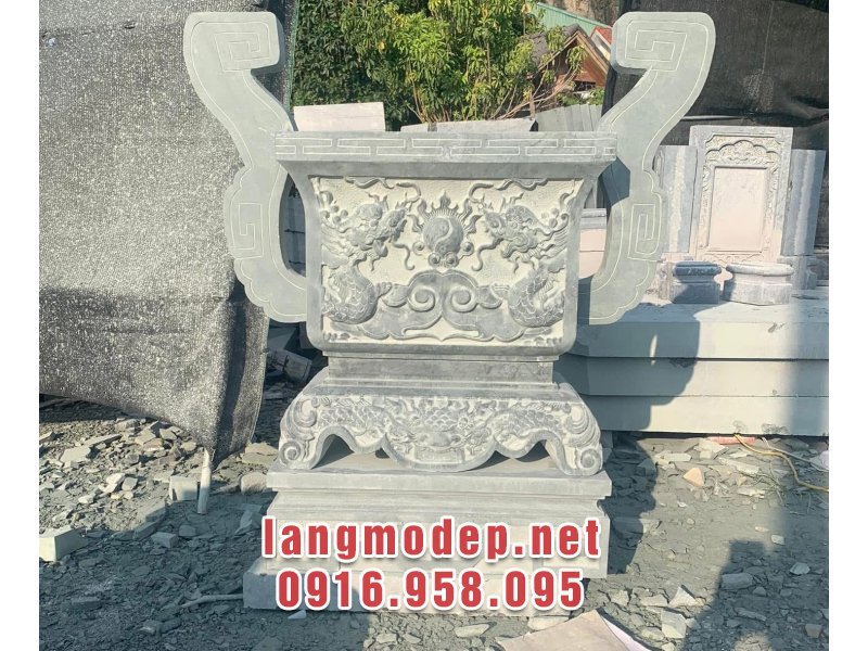 Đỉnh hương đá vuông trang nghiêm, bền vững, chuẩn phong thuỷ năm 2026